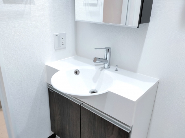 洗面化粧台クリーニング